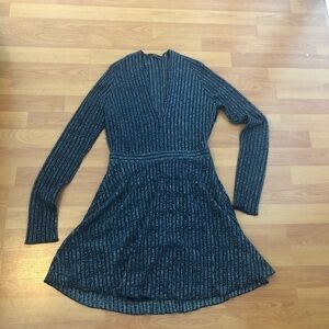 zara knit dress pearl fringe Zara Knit Dress With Pearl Fringe